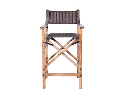 Home Trends And Design Leeds Antique Whiskey Folding Barstool