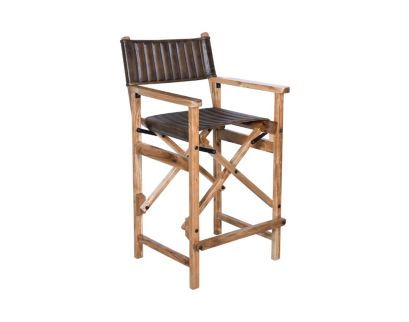 Home Trends And Design Leeds Antique Whiskey Folding Barstool