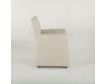 Home Trends And Design Malibu Peabody Linen Dining Arm Chair with Casters small image number 3