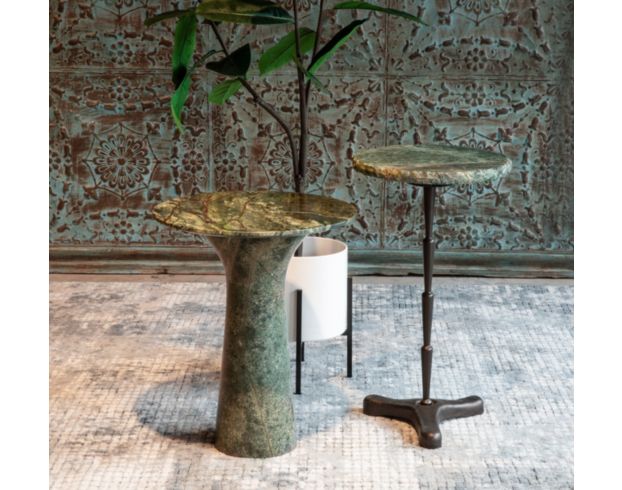 Home Trends And Design Breton 15-Inch Green Bidasar Marble Accent Table large image number 9