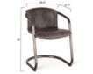 Home Trends And Design Portofino Antique Ebony Dining Chair small image number 6