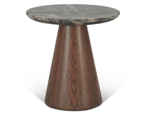 Home Trends And Design Vista Dark Oak End Table large image number 1