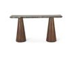 Home Trends And Design Vista Dark Oak Sofa Table small image number 1