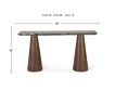 Home Trends And Design Vista Dark Oak Sofa Table small image number 6