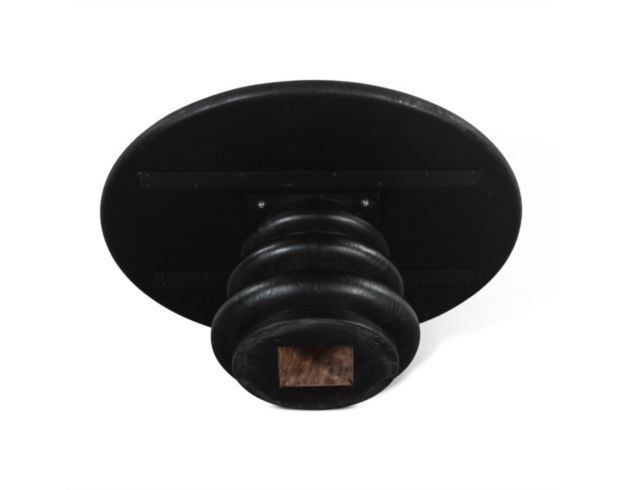 Home Trends And Design THE BILBOA BLACK ROUND COFFEE TABLE large image number 3