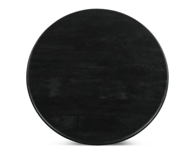 Home Trends And Design THE BILBOA BLACK ROUND COFFEE TABLE large image number 4