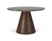 Home Trends And Design Vista Dark Oak Dining Table small image number 1