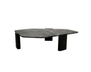 Home Trends And Design Brenton 54" Dark Walnut Hexagonal Coffee Table