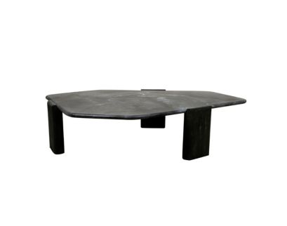 Home Trends And Design Brenton 54" Dark Walnut Hexagonal Coffee Table