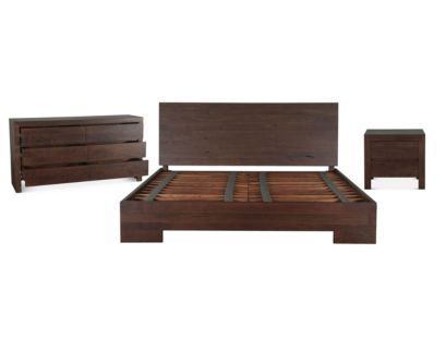 Home Trends And Design Piedmont Coffee Bean 3-Piece Queen Bedroom Set