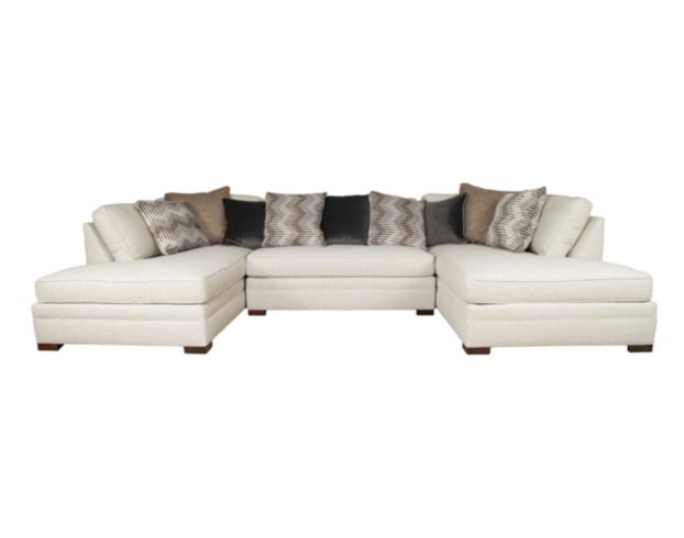 Huntington House 7100 Collection Cream 3PC Sectional large image number 1