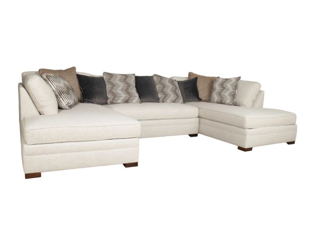 Huntington House 7100 Collection Cream 3PC Sectional large image number 2