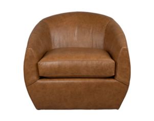 Huntington House 7795 Collection Brown 100% Leather Swivel Chair