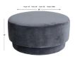 Huntington House 7749 Collection 36" Mushroom Ottoman small image number 4