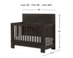 Intercon Bello Cocoa Convertible Crib small image number 4