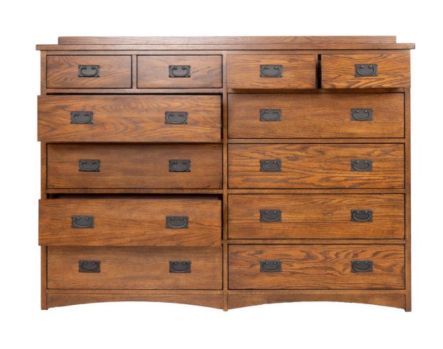 Intercon Mission Oak Park Dresser large image number 2