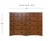 Intercon Mission Oak Park Dresser small image number 8