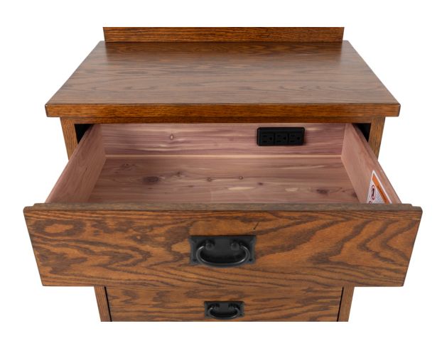 Intercon Mission Oak Park Nightstand large image number 5