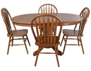 Intercon Classic Oak Laminate Table & 4 Chairs