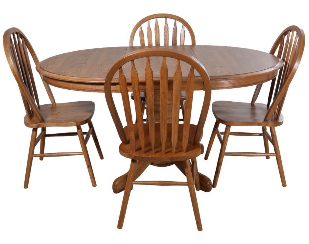Intercon Classic Oak Laminate Table & 4 Chairs large image number 1