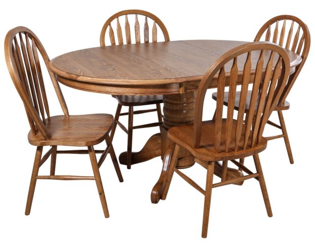 Intercon Classic Oak Laminate Table & 4 Chairs large image number 2
