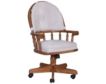 Intercon Classic Oak Swivel Tilt Caster Chair small image number 1