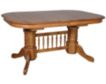Intercon Classic Oak Laminate Trestle Table small image number 1