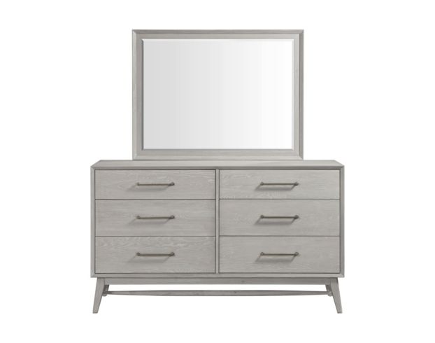 Intercon Bayside White Dresser with Mirror large image number 1