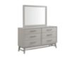Intercon Bayside White Dresser with Mirror small image number 2