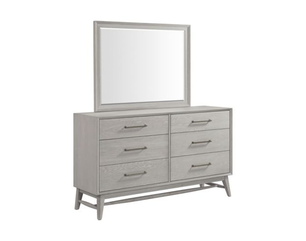 Intercon Bayside White Dresser with Mirror large image number 2