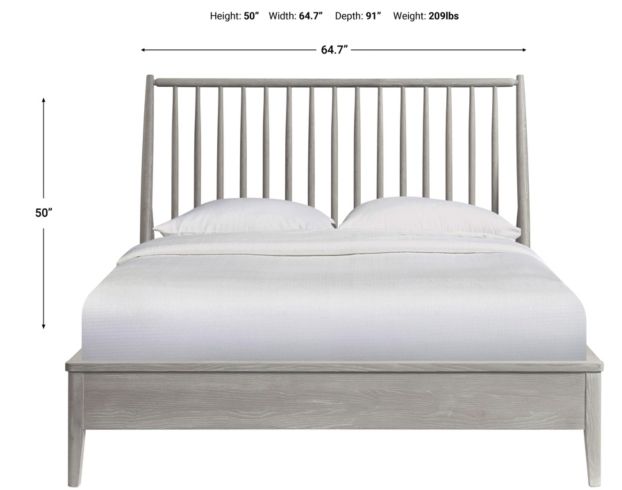 Intercon Bayside White Queen Bed large image number 4