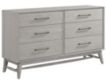 Intercon Bayside White Dresser small image number 2