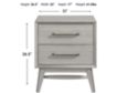 Intercon Bayside White Nightstand small image number 6
