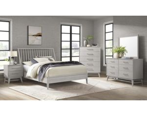 Intercon Bayside White 4-Piece Queen Bedroom Set