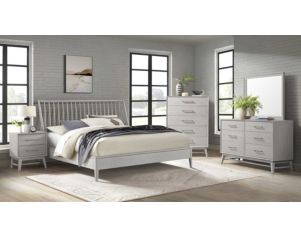 Intercon Bayside White 4-Piece King Bedroom Set