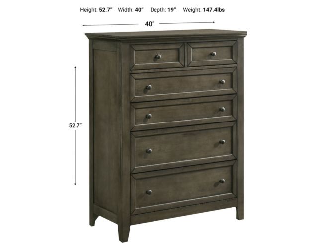 Intercon San Mateo Gray Chest large image number 3