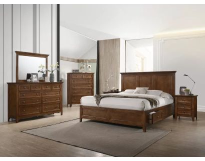 Intercon San Mateo Tuscan King Storage Bed