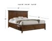 Intercon San Mateo Tuscan King Storage Bed small image number 4