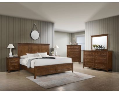 Intercon San Mateo Tuscan 4-Piece Queen Bedroom Set