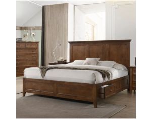 Intercon San Mateo 4-Piece Queen Storage Bedroom Set