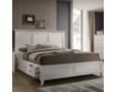 Intercon San Mateo White 4-Piece Queen Storage Bedroom Set small image number 2