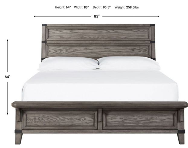 Intercon Forge King Bed large image number 4