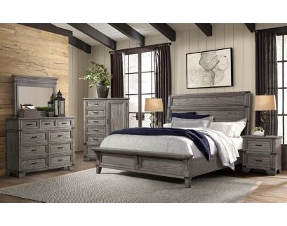 Intercon Forge 4-Piece King Bedroom Set