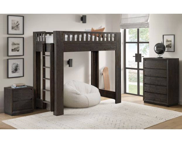 Westwood/Thomas Int'l Bello Cocoa Full Loft Bed large image number 3