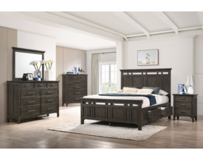 Intercon Hawthorne 4-Piece Queen Storage Bedroom Set