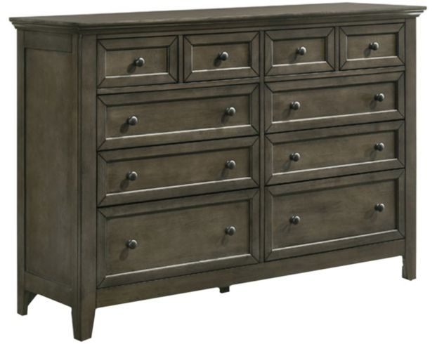 Intercon San Mateo Gray Dresser with Mirror large image number 3