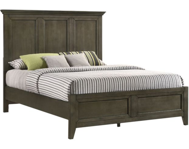 Intercon San Mateo Gray 4-Piece Queen Bedroom Set large image number 3