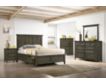 Intercon San Mateo Gray 4-Piece Queen Storage Bedroom Set small image number 1