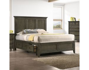 Intercon San Mateo 4-Piece Queen Storage Bedroom Set