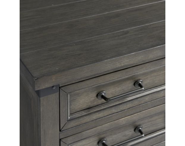 Intercon Foundry Charcoal Executive Desk large image number 4